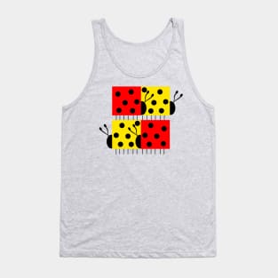 Square LadyBug Tank Top